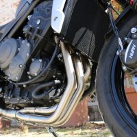 GPR pot echappement compatible avec  Triumph Tiger Sport 660 2022-2024, M3 Poppy , Homologué et légal, système d'échappement complet avec catalyseur et db killer amovible 