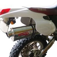 GPR pot echappement compatible avec  Yamaha Tt 600 R - Tt 600 E 1998-2004, Trioval, Échappement légal, homologué,silencieux avec db killer amovible et tuyau de liaison spécifique 