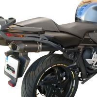 GPR pot echappement compatible avec  Honda Vfr 800 V-Tec 2002-2013, Furore Poppy, Paire de pot d'échappement homologuées, livrées avec db killer amovible et raccords spécifiques 