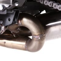 GPR pot echappement compatible avec  Yamaha Xj 6 - Xj 600 Diversion 2009-2017, M3 Inox , Homologué et légal, système d'échappement complet avec catalyseur et db killer amovible 