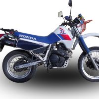 GPR pot echappement compatible avec  Honda Xl 600 Lm-Rm  1985-1989, Furore Poppy, Échappement légal, homologué,silencieux avec db killer amovible et tuyau de liaison spécifique 