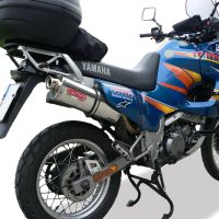 GPR pot echappement compatible avec  Yamaha Xtz 660 Teneré 1991-1998, Trioval, Échappement légal, homologué,silencieux avec db killer amovible et tuyau de liaison spécifique 