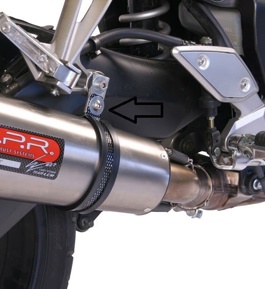 GPR pot echappement compatible avec  Yamaha Fz.1 - Fazer 1000  2006-2014, Albus Ceramic, Pot Échappement slip-on homologué, légal, avec db killer amovible, tuyau de liaison et catalyseur 