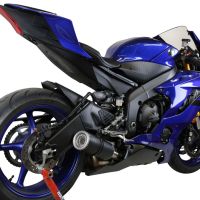 GPR pot echappement compatible avec  Yamaha Yzf R6 2017-2024, M3 Black Titanium, Échappement légal, homologué,silencieux avec db killer amovible et tuyau de liaison spécifique 