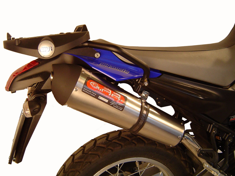 GPR pot echappement compatible avec  Yamaha Xt 660 X-R  2004-2014, Gpe Ann. titanium, Paire de pot d'échappement homologuées, livrées avec db killer amovible, catalyseurs et raccords spécifiques 