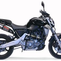 GPR pot echappement compatible avec  Yamaha MT03 660 2006-2013, Gpe Ann. titanium, Paire de pot d'échappement homologuées, livrées avec db killer amovible et raccords spécifiques 