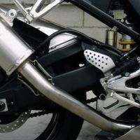 GPR pot echappement compatible avec  Yamaha Yzf 1000 R1  2002-2003, Albus Ceramic, Échappement légal, homologué,silencieux avec db killer amovible et tuyau de liaison spécifique 