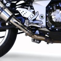 GPR pot echappement compatible avec  Kawasaki Z 1000  2007-2009, Gpe Ann. titanium, Paire de pot d'échappement homologuées, livrées avec db killer amovible et raccords spécifiques 