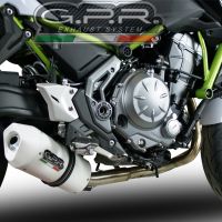 GPR pot echappement compatible avec  Kawasaki Ninja 650 2023-2024, Albus Evo4, Silencieux homologué pour bruit, échappement complet avec catalyseur et db killer 