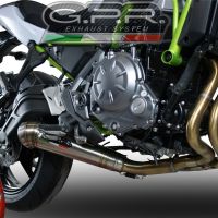 GPR pot echappement compatible avec  Kawasaki Ninja 650 2021-2022, Powercone Evo, Homologué et légal, système d'échappement complet avec catalyseur et db killer amovible 