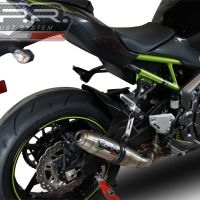 GPR pot echappement compatible avec  Kawasaki Z 900 E 2017-2020, Deeptone Inox, Échappement légal, homologué,silencieux avec db killer amovible et tuyau de liaison spécifique 