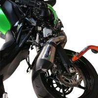 GPR pot echappement compatible avec  Kawasaki Z 900 2021-2024, Gpe Ann. titanium, Échappement légal, homologué,silencieux avec db killer amovible et tuyau de liaison spécifique 