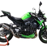 GPR pot echappement compatible avec  Kawasaki Z 900 2020-2020, M3 Inox , Échappement légal, homologué,silencieux avec db killer amovible et tuyau de liaison spécifique 