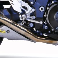 GPR pot echappement compatible avec  Kawasaki Zzr 1400 2012-2016, Furore Nero, Paire de pot d'échappement homologuées, livrées avec db killer amovible, catalyseurs et raccords spécifiques 