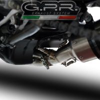 GPR pot echappement compatible avec  Yamaha Mt-09 Tracer 900 2015-2016, Albus Ceramic, Homologué et légal, système d'échappement complet avec catalyseur et db killer amovible 