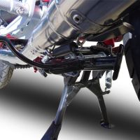 GPR pot echappement compatible avec  Moto Guzzi V7 (I - II) Racer  2010-2016, Vintacone , Paire de pot d'échappement homologuées, livrées avec db killer amovible et raccords spécifiques 