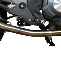 GPR pot echappement compatible avec  Benelli Bn 302 S 2015-2016, Gpe Ann. titanium, Échappement légal, homologué,silencieux avec db killer amovible et tuyau de liaison spécifique 