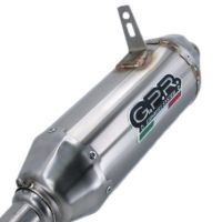 GPR pot echappement compatible avec  Can Am Outlander 570 Max 2016-2017, PENTACROSS INOX, Échappement légal, homologué,silencieux avec db killer amovible et tuyau de liaison spécifique 