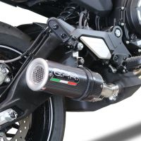 GPR pot echappement compatible avec  Cf Moto 700 CL-X Sport 2022-2024, M3 Poppy , Échappement légal, homologué,silencieux avec db killer amovible et tuyau de liaison spécifique 