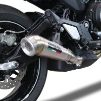 GPR pot echappement compatible avec  Cf Moto 700 CL-X Heritage  2022-2024, Powercone Evo, Échappement légal, homologué,silencieux avec db killer amovible et tuyau de liaison spécifique 