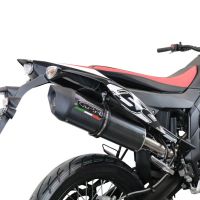 GPR pot echappement compatible avec  Aprilia Rx 125 2021-2024, Furore Evo4 Poppy, Échappement légal, homologué,silencieux avec catalyseur, db killer amovible et tuyau de liaison spécifique 