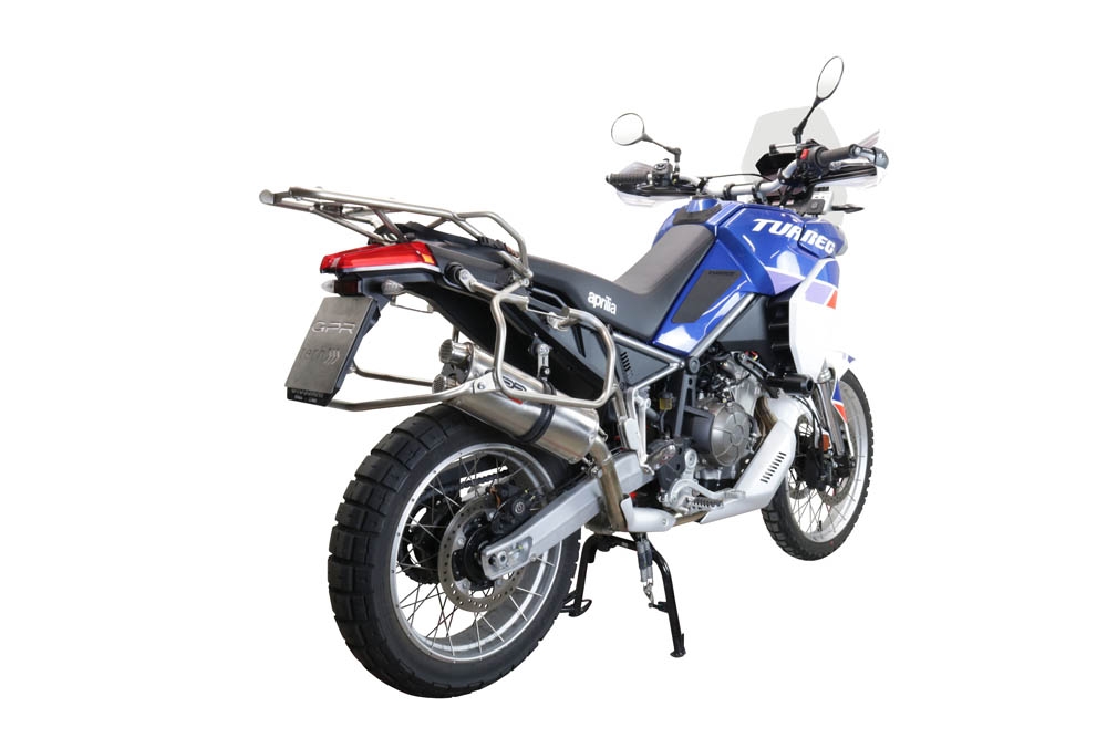 GPR pot echappement compatible avec  Bmw R 1200 Gs -Adventure 2013-2016, Dual Inox, Échappement légal, homologué,silencieux avec db killer amovible et tuyau de liaison spécifique 