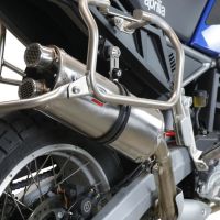 GPR pot echappement compatible avec  Bmw R 1200 Gs -Adventure 2013-2016, Dual Inox, Échappement légal, homologué,silencieux avec db killer amovible et tuyau de liaison spécifique 