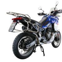 GPR pot echappement compatible avec  Aprilia Tuareg 660 2021-2024, GP Evo4 Poppy, Échappement légal, homologué,silencieux avec db killer amovible et tuyau de liaison spécifique 