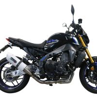 GPR pot echappement compatible avec  Yamaha Mt-09 2021-2023, Albus Evo4, Homologué et légal, système d'échappement complet avec catalyseur et db killer amovible 