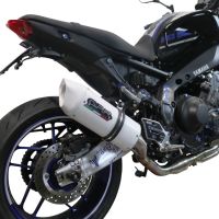 GPR pot echappement compatible avec  Yamaha Mt-09 2021-2023, Albus Evo4, Homologué et légal, système d'échappement complet avec catalyseur et db killer amovible 