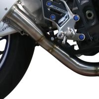 GPR pot echappement compatible avec  Yamaha Mt-09 2021-2023, Powercone Evo, Homologué et légal, système d'échappement complet avec catalyseur et db killer amovible 