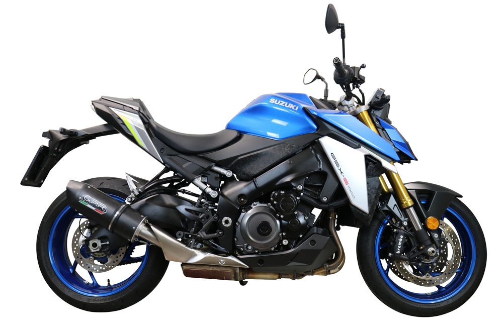 GPR pot echappement compatible avec  Suzuki Gsx-S 1000  2015-2016, Furore Poppy, Échappement légal, homologué,silencieux avec db killer amovible et tuyau de liaison spécifique 