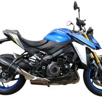 GPR pot echappement compatible avec  Suzuki Gsx-S 1000  2015-2016, Furore Poppy, Échappement légal, homologué,silencieux avec db killer amovible et tuyau de liaison spécifique 