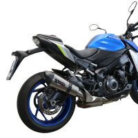 GPR pot echappement compatible avec  Suzuki Gsx-S 1000 GT 2021-2024, GP Evo4 Titanium, Échappement légal, homologué,silencieux avec db killer amovible et tuyau de liaison spécifique 