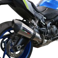 GPR pot echappement compatible avec  Suzuki Gsx-S 1000 GT 2021-2024, GP Evo4 Titanium, Échappement légal, homologué,silencieux avec db killer amovible et tuyau de liaison spécifique 