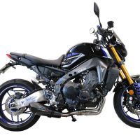 GPR pot echappement compatible avec  Yamaha Mt-09 2021-2024, Gpe Ann. Poppy, Pot échappement complet, non légal pour les pays de l'UE, avec db killer amovible 