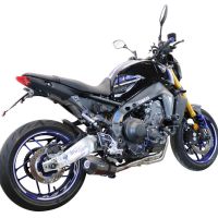 GPR pot echappement compatible avec  Yamaha Mt-09 2021-2024, Gpe Ann. Poppy, Pot échappement complet, non légal pour les pays de l'UE, avec db killer amovible 