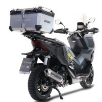 GPR pot echappement compatible avec  Honda Adv 350 2022-2024, Pentascooter, Échappement légal, homologué,silencieux avec db killer amovible, catalyseur et tuyau de liaison spécifique 