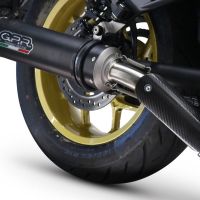 GPR pot echappement compatible avec  Honda Cmx 1100 Rebel 2021-2024, M3 Black Titanium, Échappement légal, homologué,silencieux avec db killer amovible et tuyau de liaison spécifique 