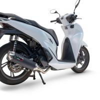 GPR pot echappement compatible avec  Honda SH 125 2024-2025, Pentascooter, Silencieux homologué pour bruit, échappement complet avec catalyseur et db killer 