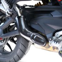 GPR pot echappement compatible avec  Ducati Multistrada V4 Grand Tour 2024-2025, Dual Inox, Échappement légal, homologué,silencieux avec db killer amovible et tuyau de liaison spécifique 