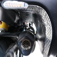 GPR pot echappement compatible avec  Ducati Multistrada V4 - S 2022-2024, Furore Evo4 Poppy, Échappement légal, homologué,silencieux avec db killer amovible et tuyau de liaison spécifique 