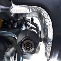 GPR pot echappement compatible avec  Ducati Multistrada V4 - S 2022-2024, GP Evo4 Titanium, Échappement légal, homologué,silencieux avec db killer amovible et tuyau de liaison spécifique 