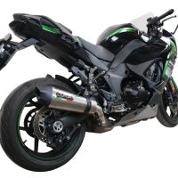 GPR pot echappement compatible avec  Kawasaki Ninja 1000 Sx 2020-2020, GP Evo4 Titanium, Échappement légal, homologué,silencieux avec db killer amovible et tuyau de liaison spécifique 