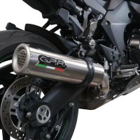 GPR pot echappement compatible avec  Kawasaki Ninja 1000 Sx 2021-2024, M3 Inox , Pot échappement racing, avec les tuyaux de liaison, article sans homologation 