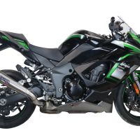 GPR pot echappement compatible avec  Kawasaki Ninja 1000 Sx 2020-2020, Powercone Evo, Échappement légal, homologué,silencieux avec db killer amovible et tuyau de liaison spécifique 