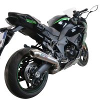 GPR pot echappement compatible avec  Kawasaki Ninja 1000 Sx 2020-2020, Powercone Evo, Échappement légal, homologué,silencieux avec db killer amovible et tuyau de liaison spécifique 