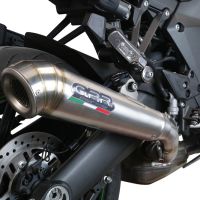 GPR pot echappement compatible avec  Kawasaki Ninja 1000 Sx 2020-2020, Powercone Evo, Échappement légal, homologué,silencieux avec db killer amovible et tuyau de liaison spécifique 