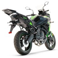 GPR pot echappement compatible avec  Kawasaki Versys 650 2023-2024, M3 Inox , Silencieux homologué pour bruit, échappement complet avec catalyseur et db killer 