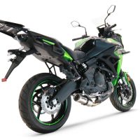 GPR pot echappement compatible avec  Kawasaki Versys 650 2023-2024, M3 Inox , Silencieux homologué pour bruit, échappement complet avec catalyseur et db killer 